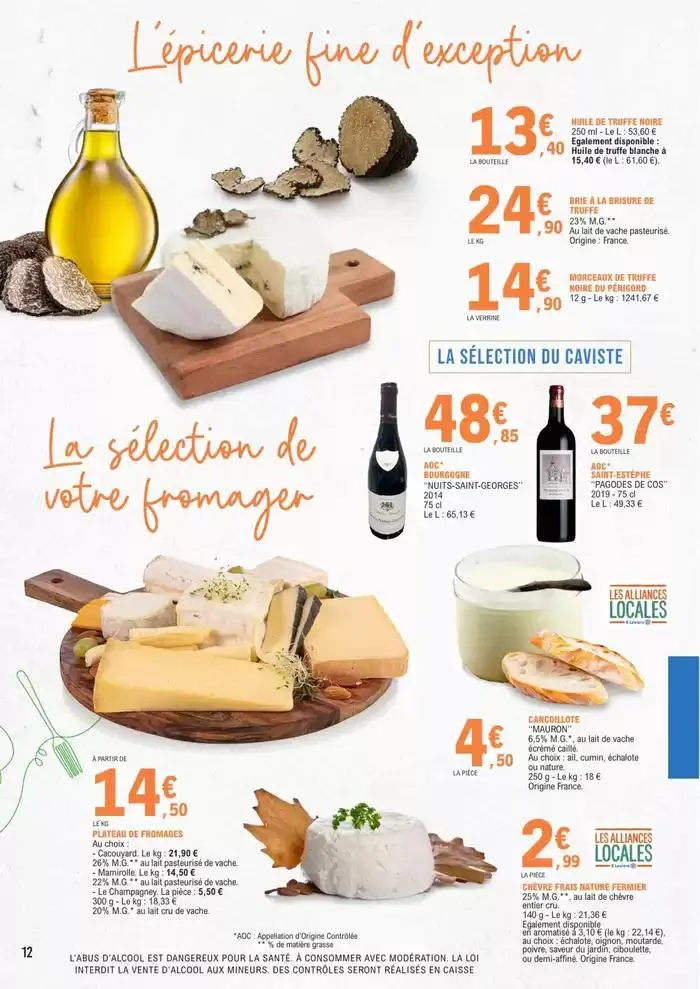 CATALOGUE TRAITEUR ANNUEL INTERNE du 22 janvier au 31 décembre 2025 - Catalogue page 12