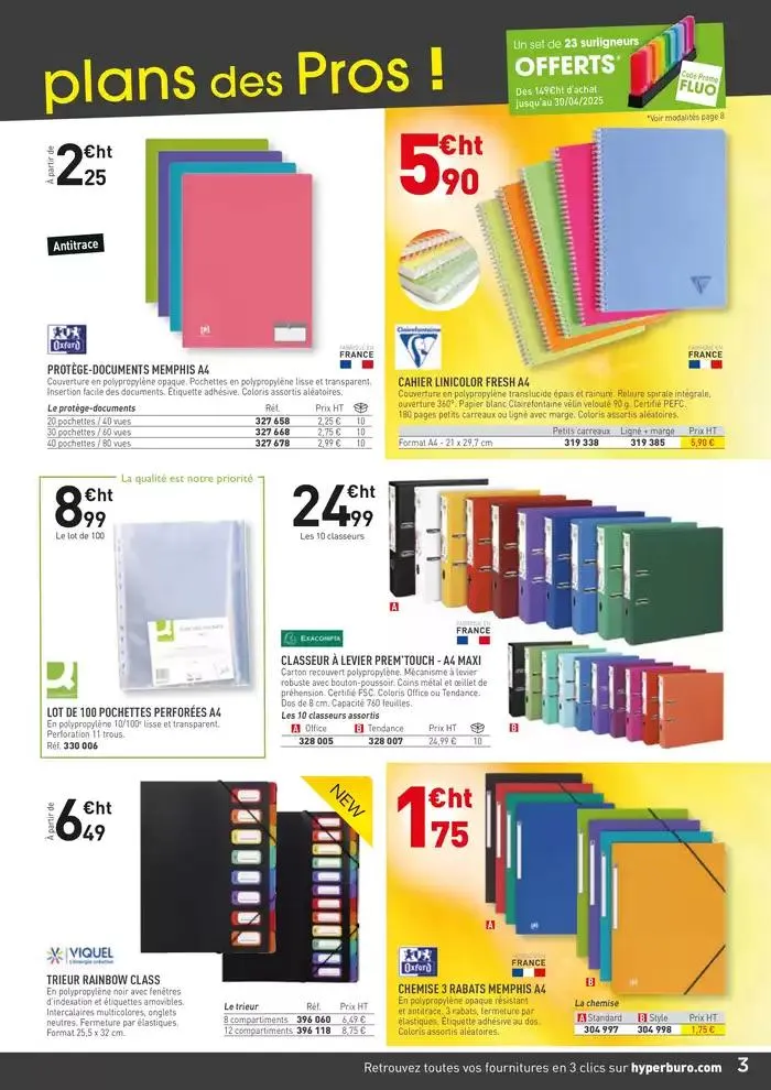Nos Promotions du 3 mars au 30 avril 2025 - Catalogue page 3