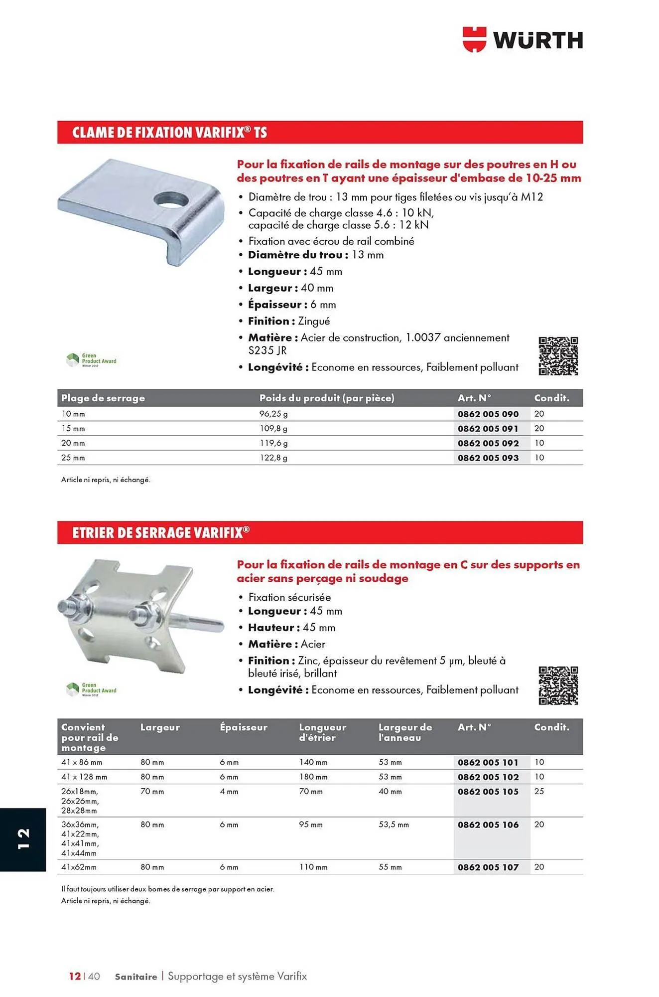Catalogue Würth du 12 mai au 31 décembre 2025 - Catalogue page 1584