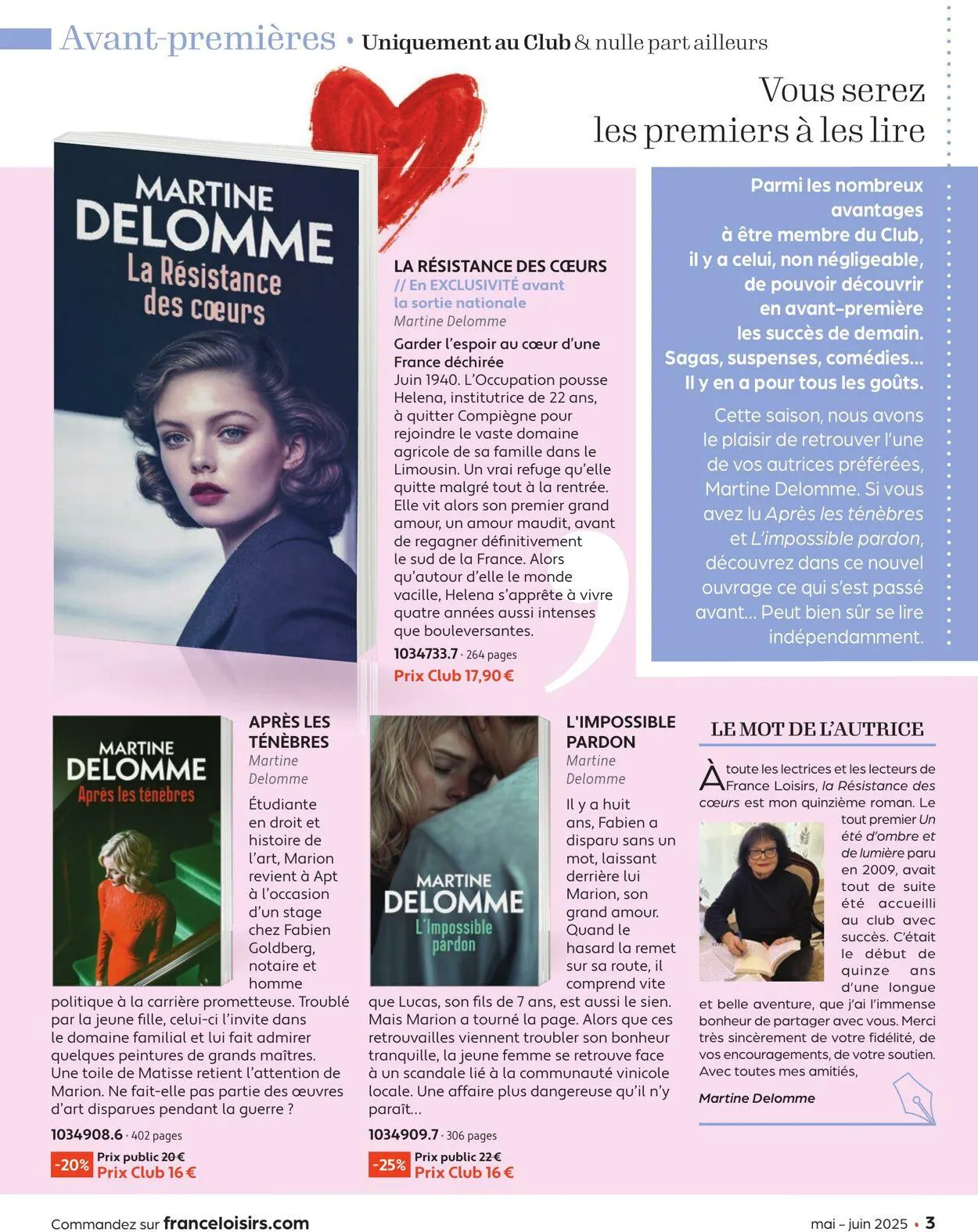 France Loisirs du 1 mai au 30 juin 2025 - Catalogue page 3