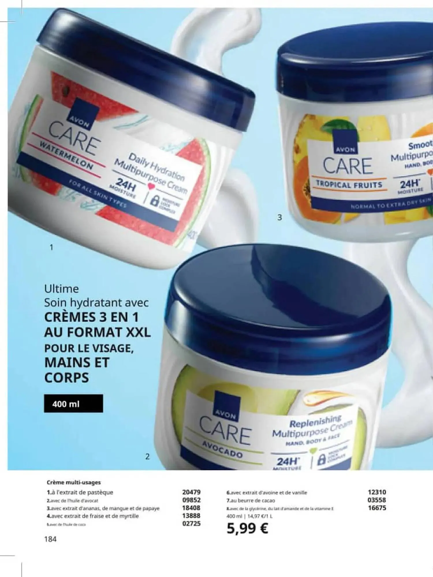 Catalogue AVON du 1 août au 31 août 2025 - Catalogue page 184