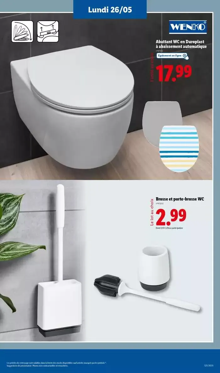 Faites votre plein de courses chez Lidl et profitez de nombreux produits à prix réduits ! du 22 mai au 28 mai 2025 - Catalogue page 69