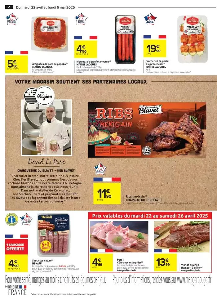 LE MEILLEUR DE MA RÉGION du 22 avril au 5 mai 2025 - Catalogue page 2