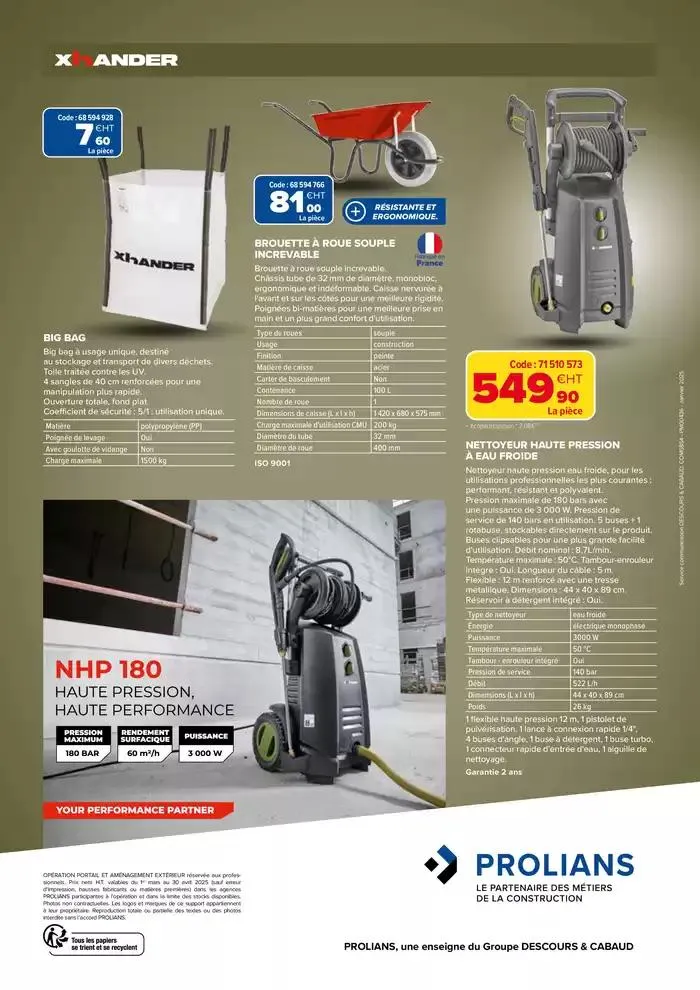 Opération Portail Aménagement Extérieur du 4 mars au 30 avril 2025 - Catalogue page 20