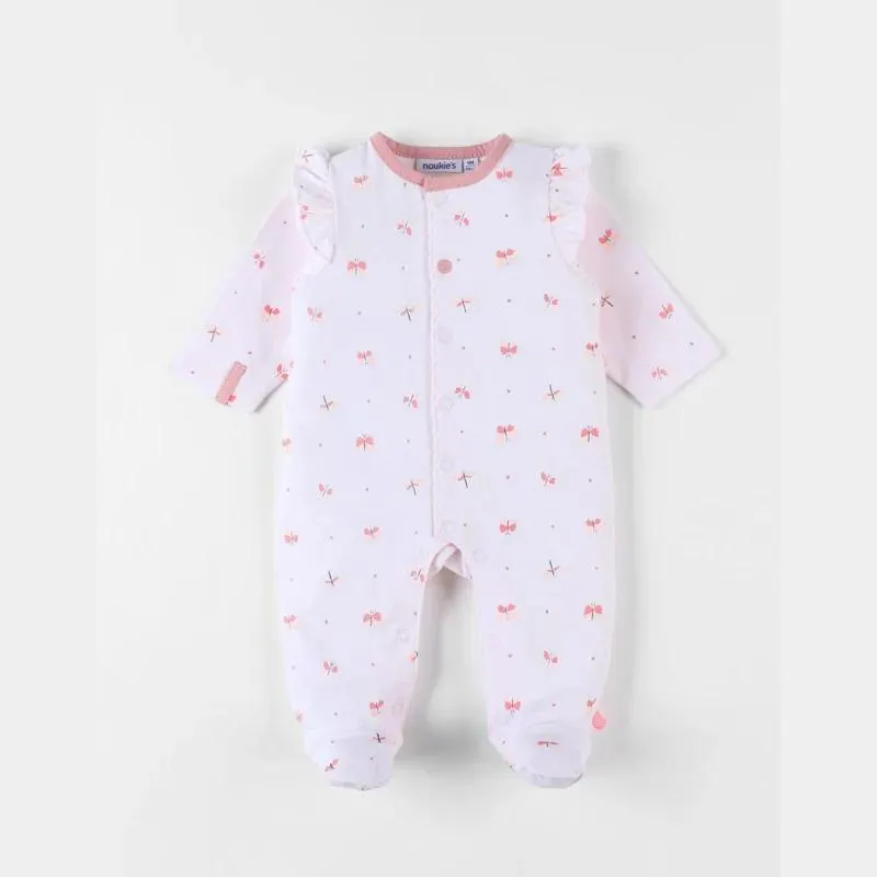 Pyjama 1 pièce papillons en jersey clair, Noukie's