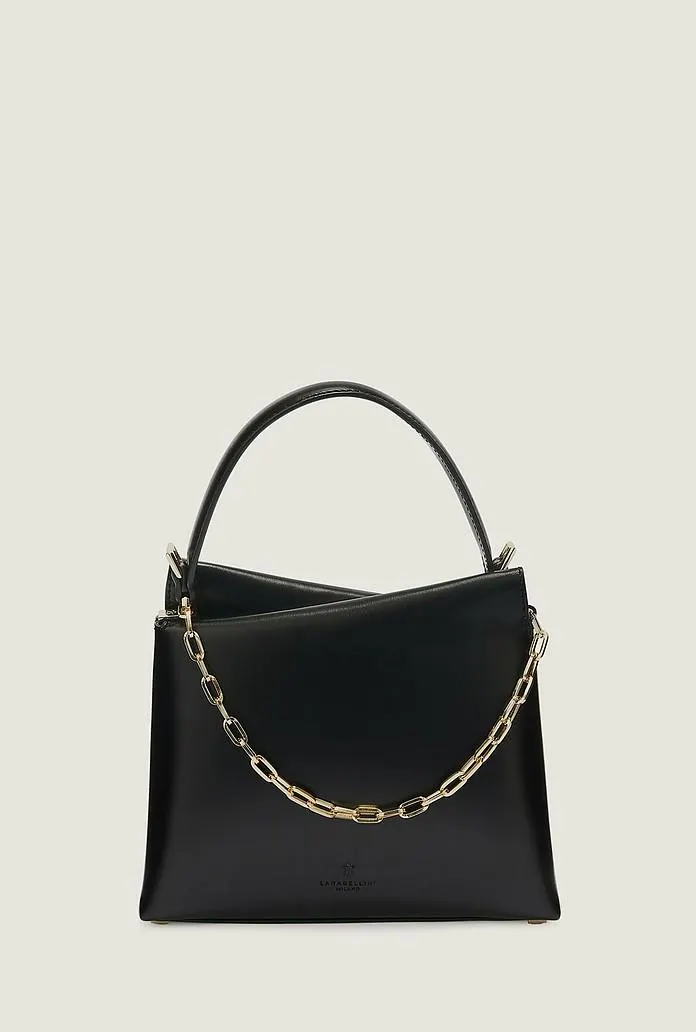 Vela Mini Chic - Leather Top Handel Bag
