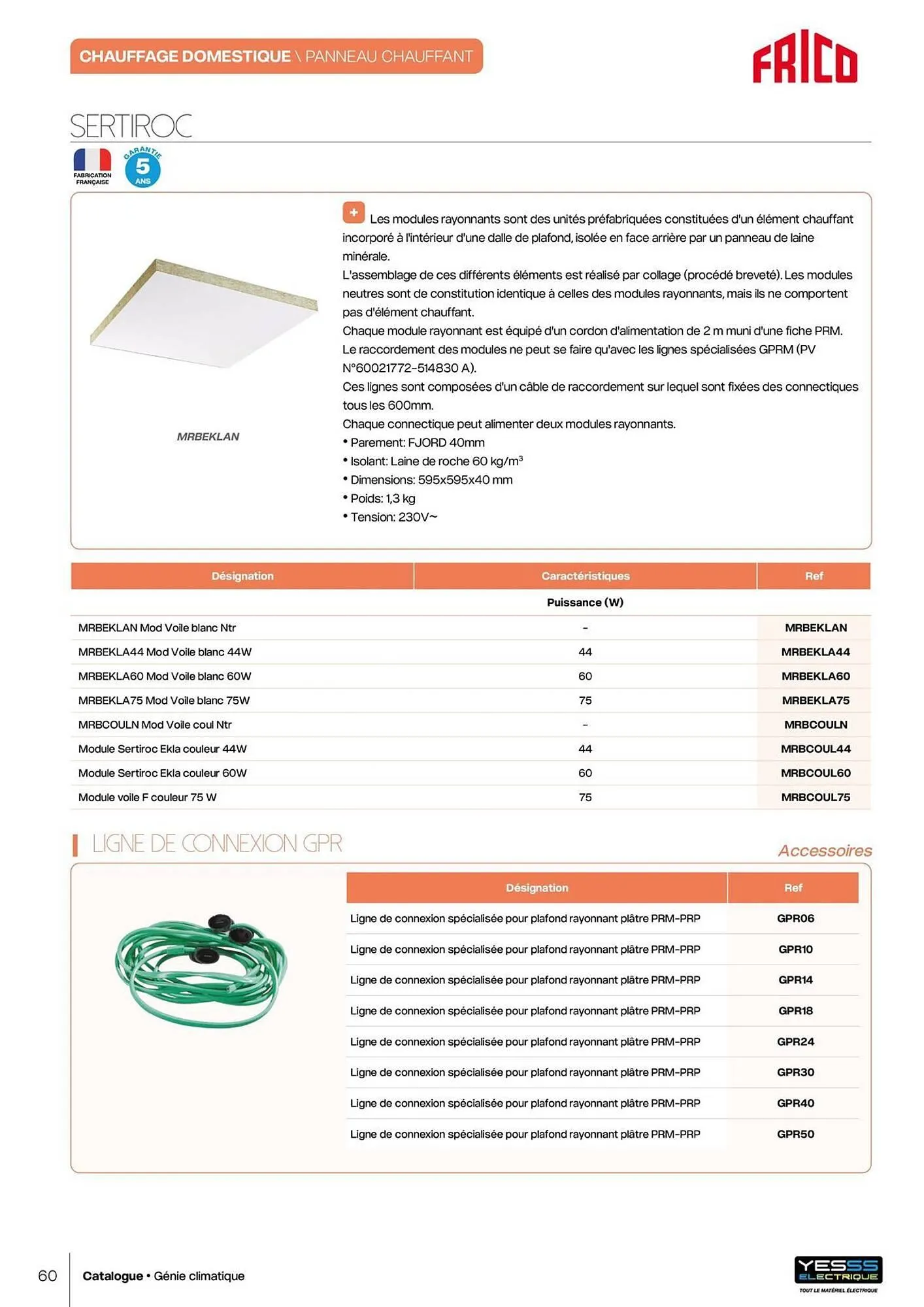 Catalogue Yesss electrique du 14 octobre au 31 décembre 2026 - Catalogue page 62