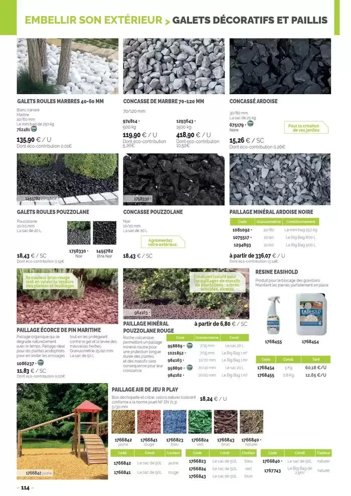 Aménagements Extérieurs 2025 du 30 avril au 31 décembre 2025 - Catalogue page 114