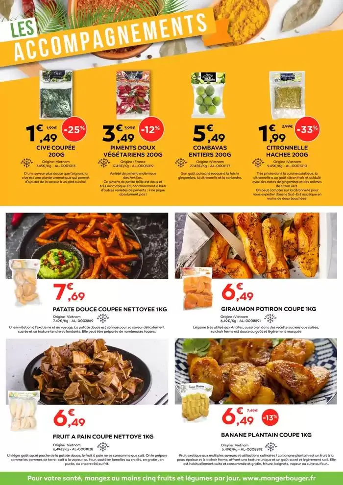 Cuisine des Îles du 6 mai au 28 mai 2025 - Catalogue page 4
