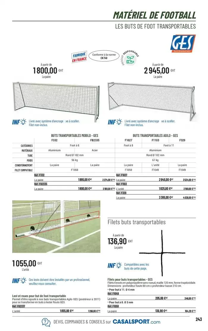 ÉQUIPEMENT SPORTIF du 6 mars au 31 décembre 2025 - Catalogue page 215