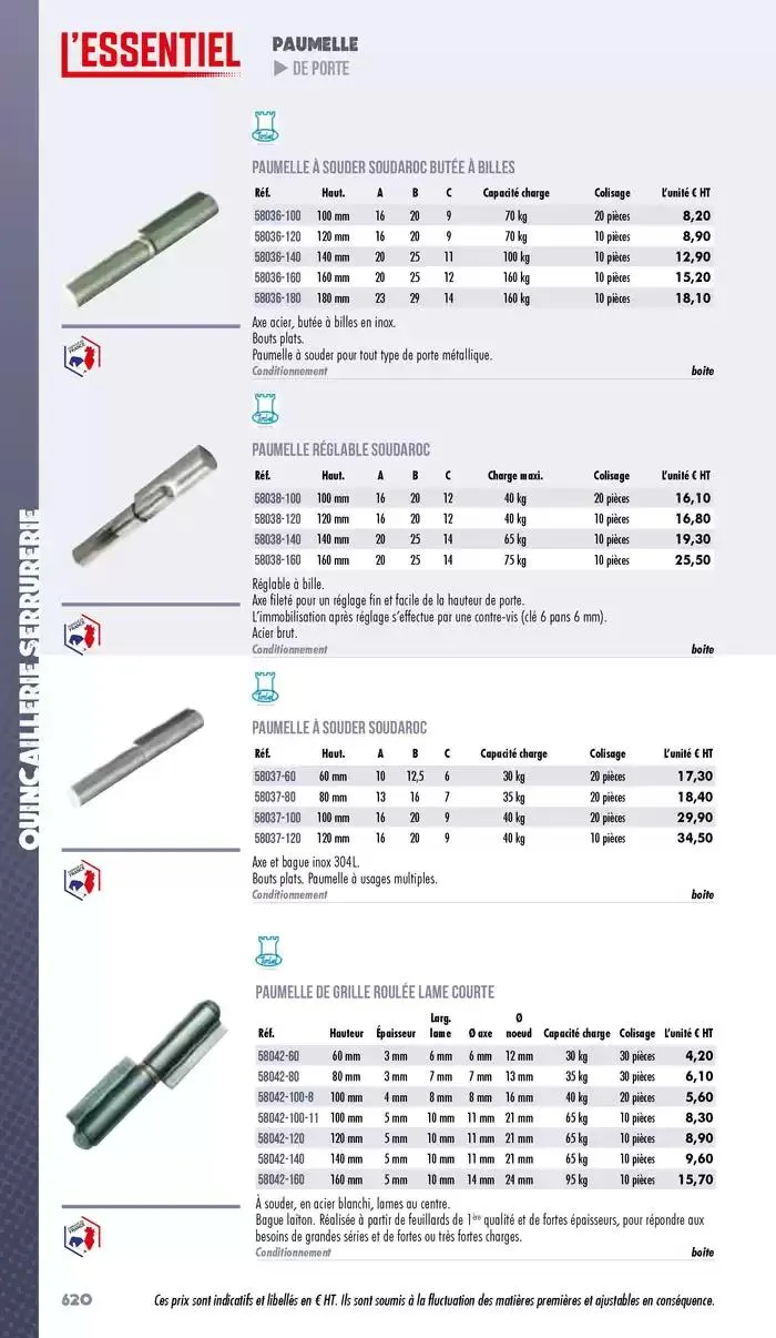 Essentiel Industrie 2025 du 3 janvier au 31 décembre 2025 - Catalogue page 622