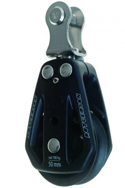 POULIE PIED DE MAT RUTGERSON 80 AXE 8 MM