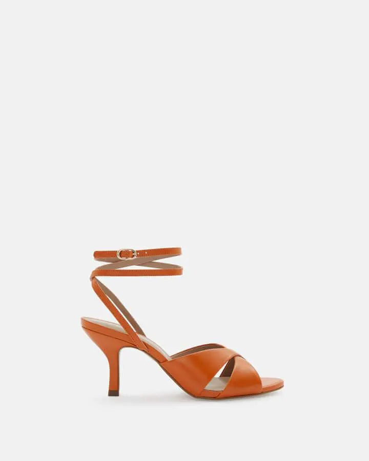 SANDALE À TALON KIMIZ Orange