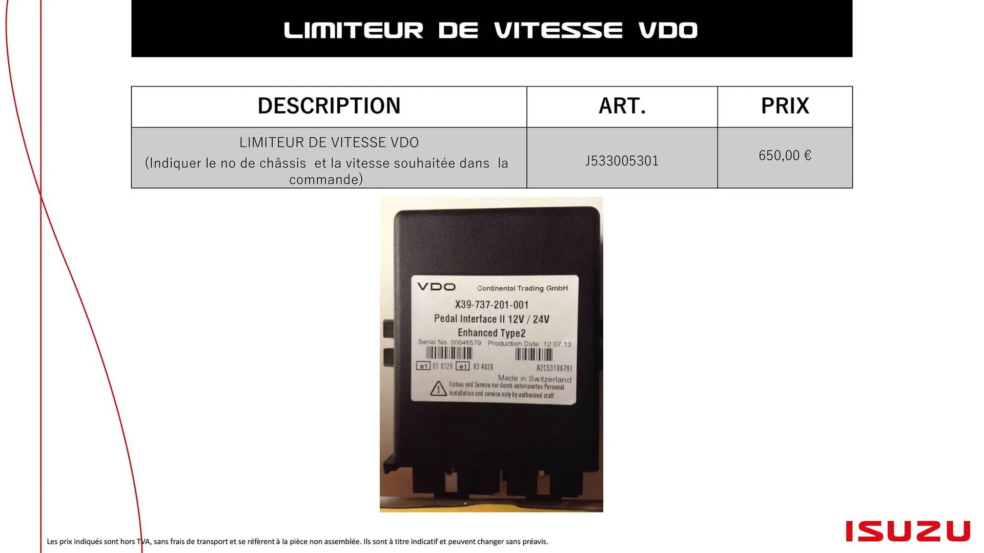 Catalogue Isuzu du 11 novembre au 30 avril 2026 - Catalogue page 19