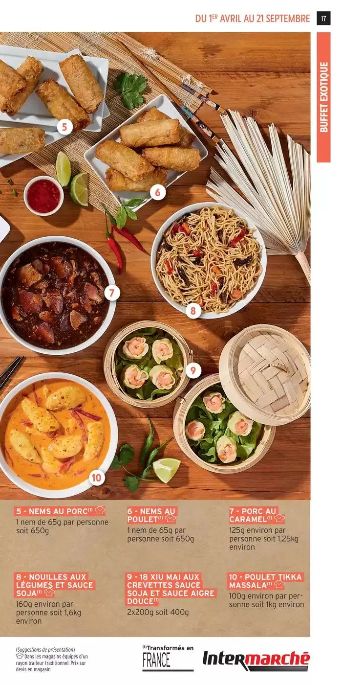 CATALOGUE TRAITEUR PRINTEMPS ETE du 1 avril au 21 septembre 2025 - Catalogue page 17