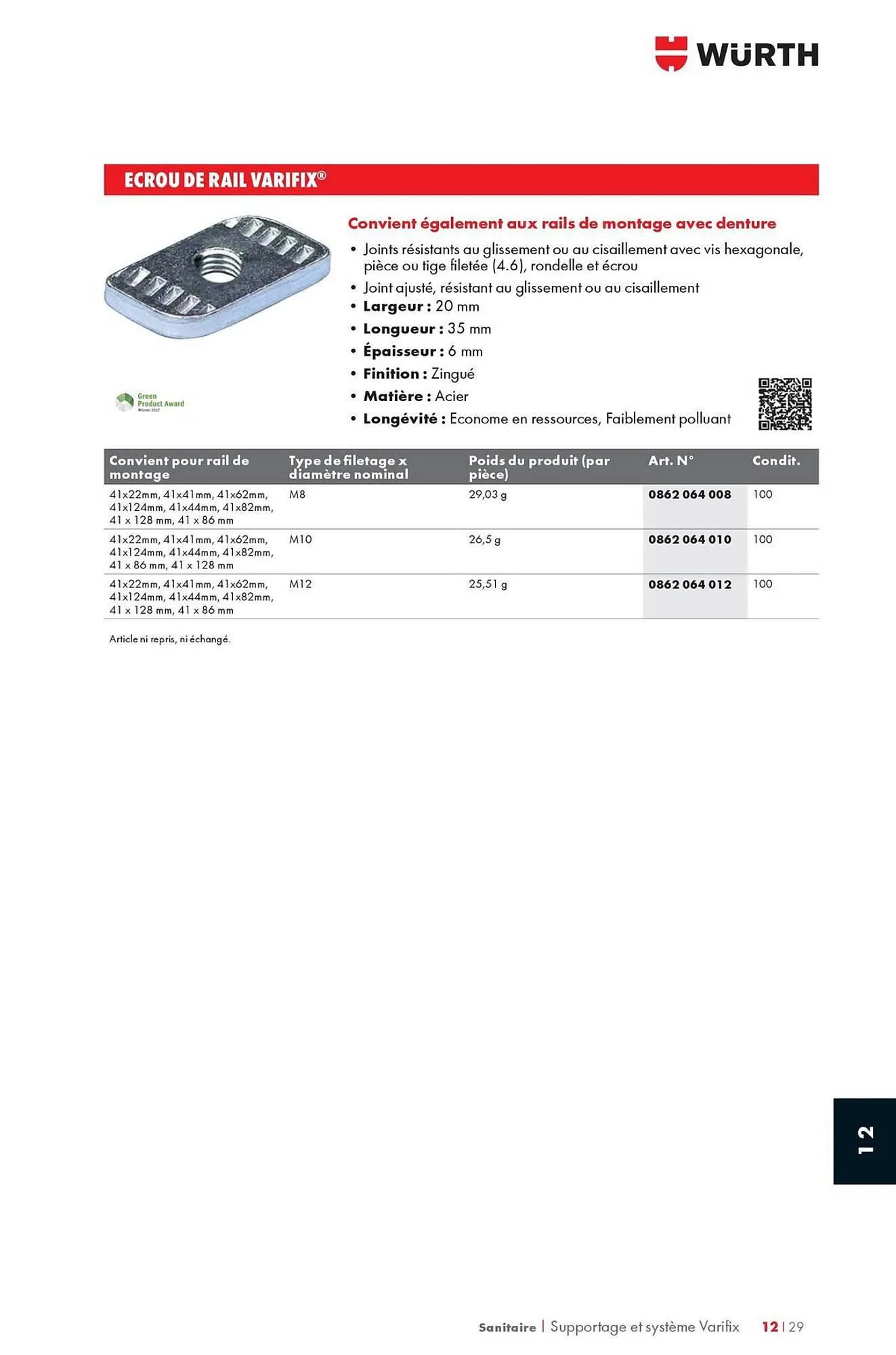 Catalogue Würth du 12 mai au 31 décembre 2025 - Catalogue page 1573