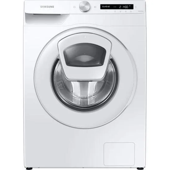 Lave-linge hublot SAMSUNG AddWash™ WW80T554DAX - 8kg - Moteur DIT - L60cm - 1400t - Classe B - 72dB - Noir