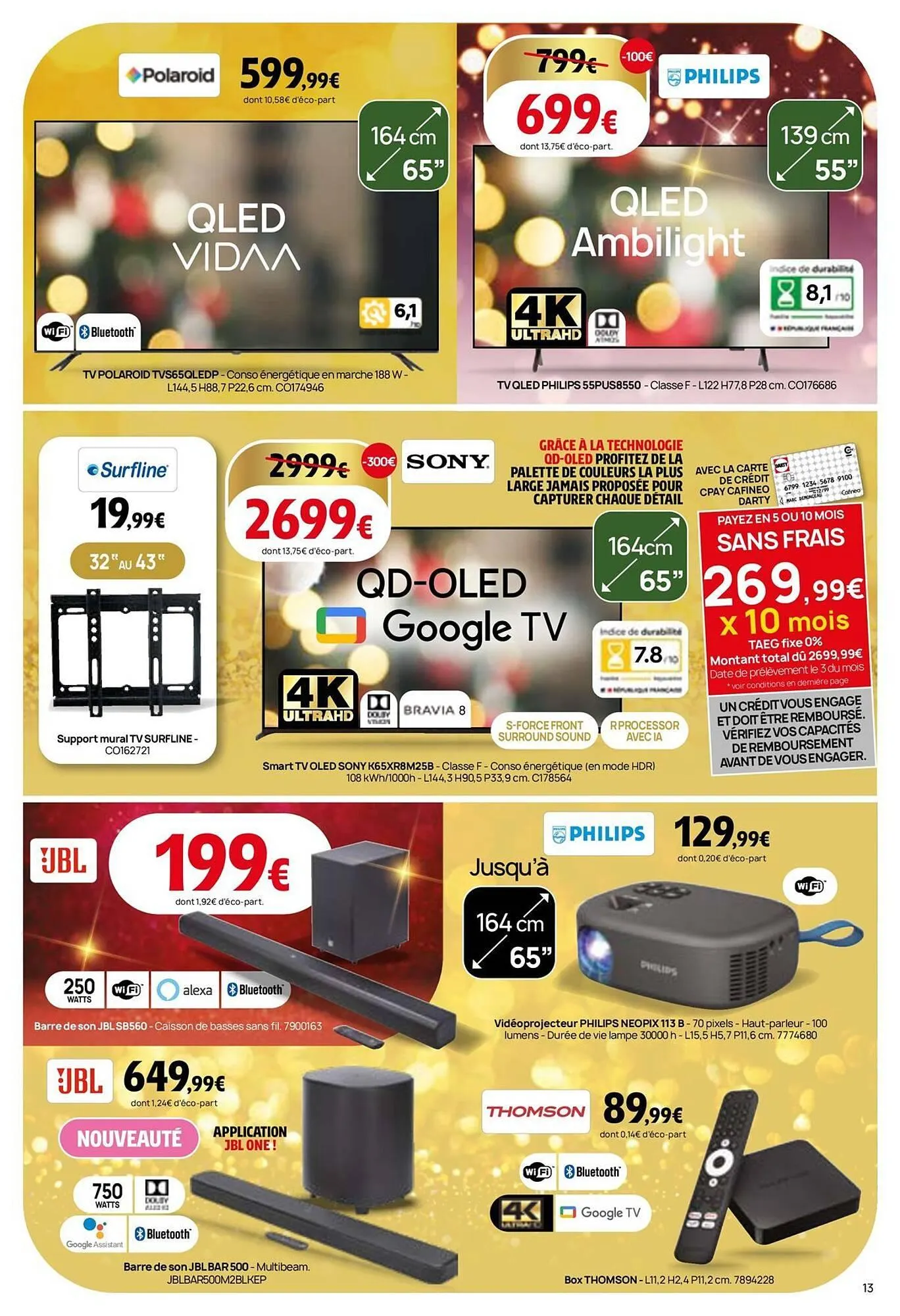 Catalogue Darty du 2 décembre au 28 décembre 2025 - Catalogue page 13