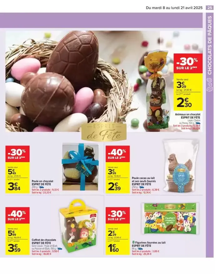 JOYEUSES PÂQUES & MEILLEURS PRIX du 8 avril au 21 avril 2025 - Catalogue page 27