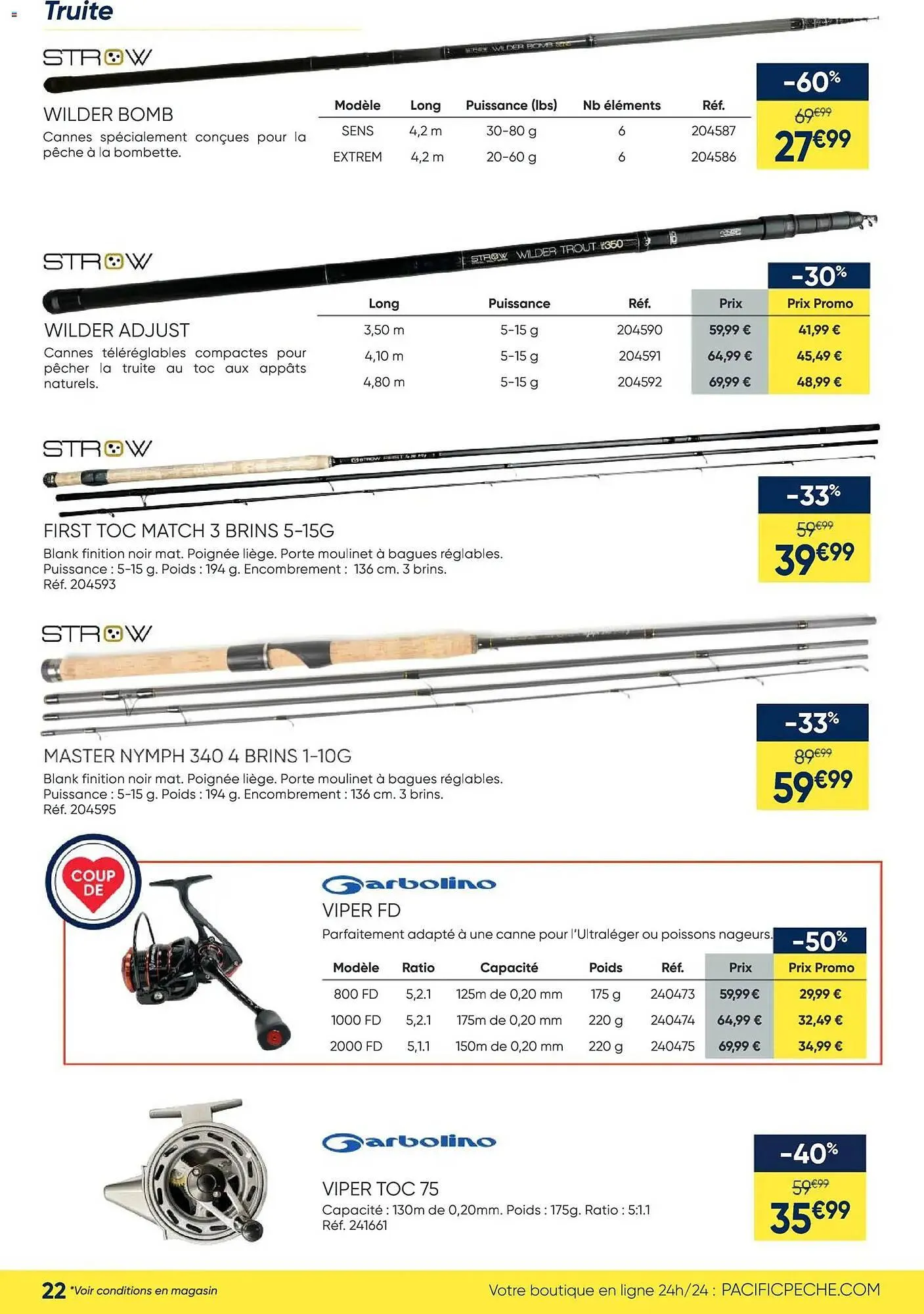 Catalogue Pacific Pêche du 6 mai au 8 juin 2026 - Catalogue page 22