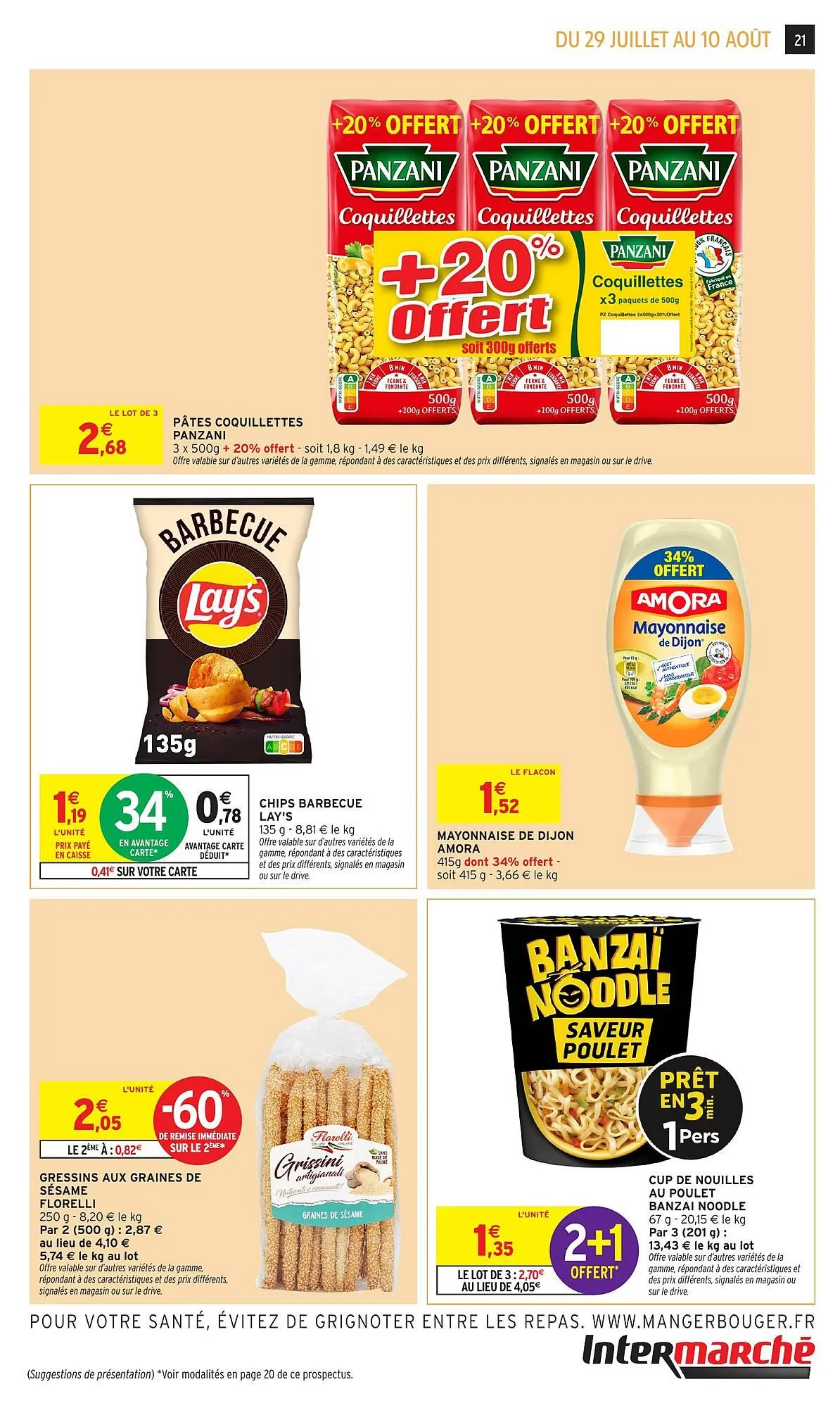 Catalogue Intermarché du 29 juillet au 10 août 2025 - Catalogue page 21