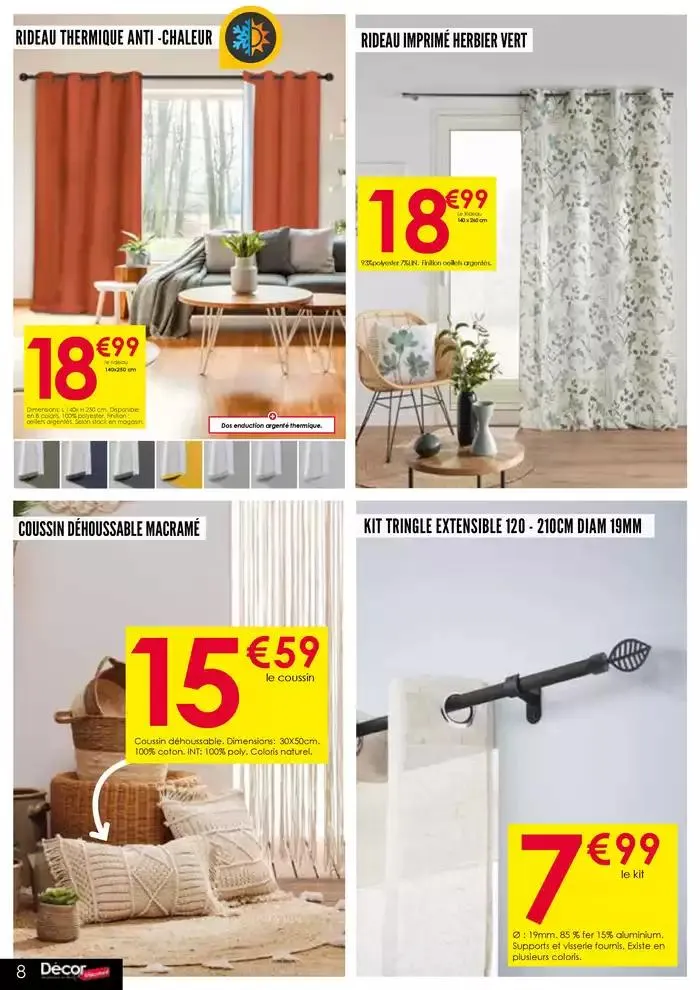 Décor Discount des prix pour ma déco du 24 mars au 27 avril 2025 - Catalogue page 8