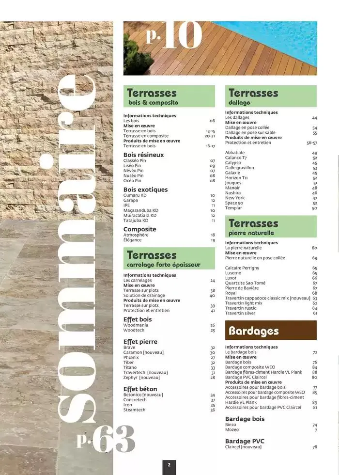 Aménagez votre extérieur SAISON 2025 du 1 janvier au 31 décembre 2025 - Catalogue page 4