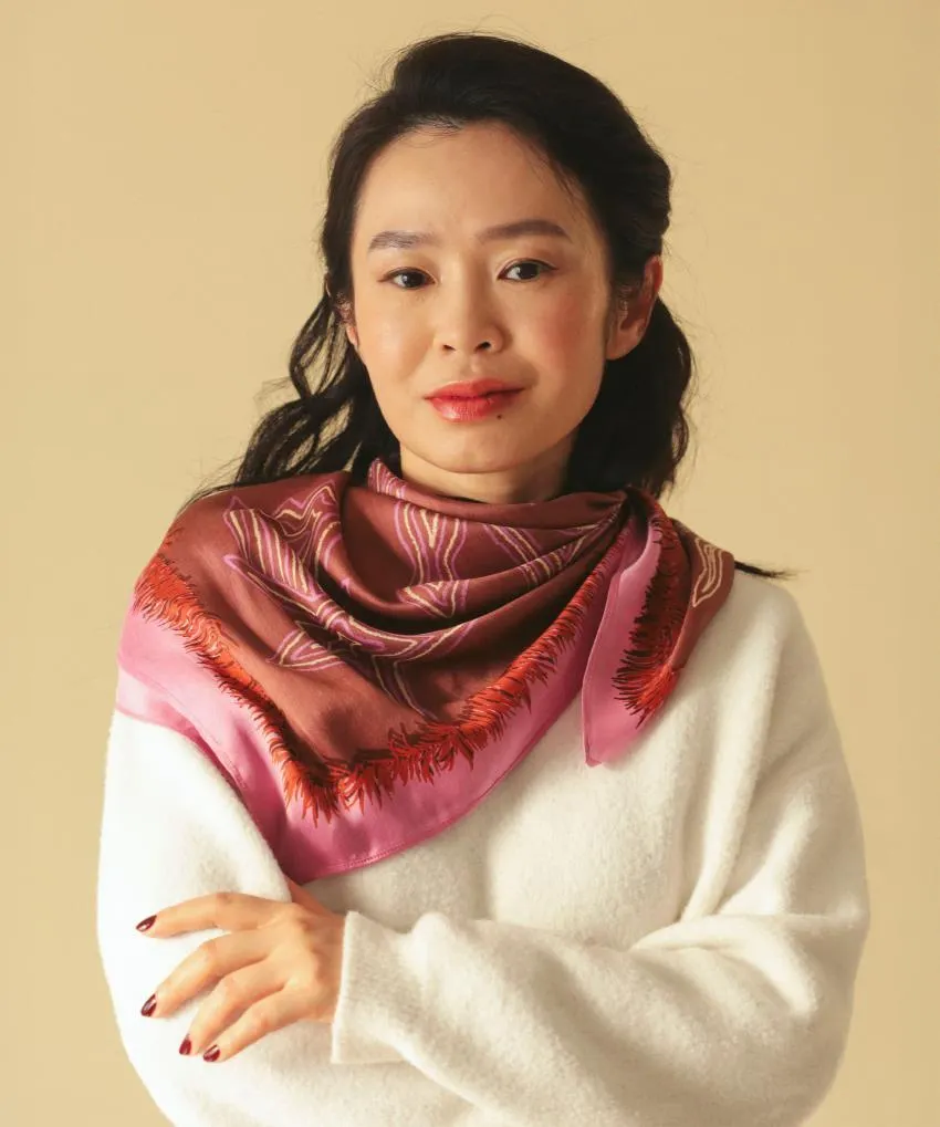 Foulard en soie Esprit Nomade