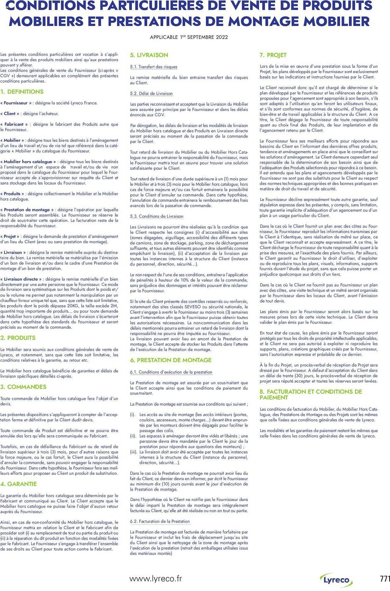 Catalogue Lyreco du 15 mai au 31 décembre 2023 - Catalogue page 771