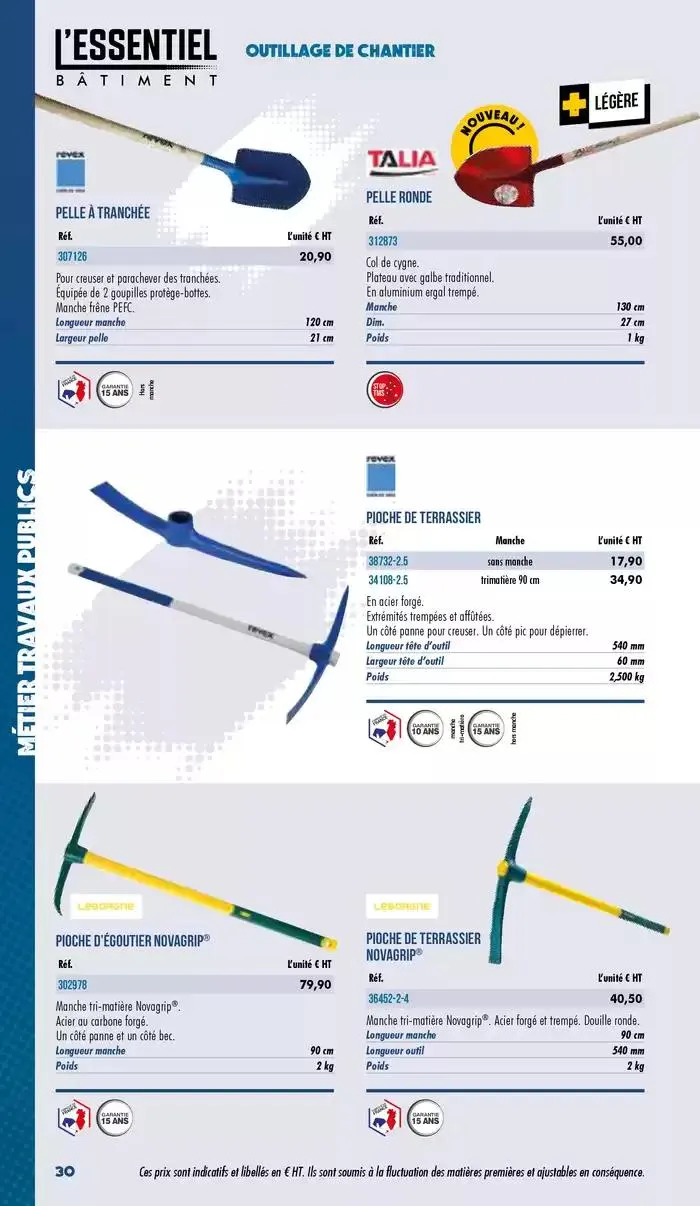 Essentiel Batiment 2025 du 3 janvier au 31 décembre 2025 - Catalogue page 32