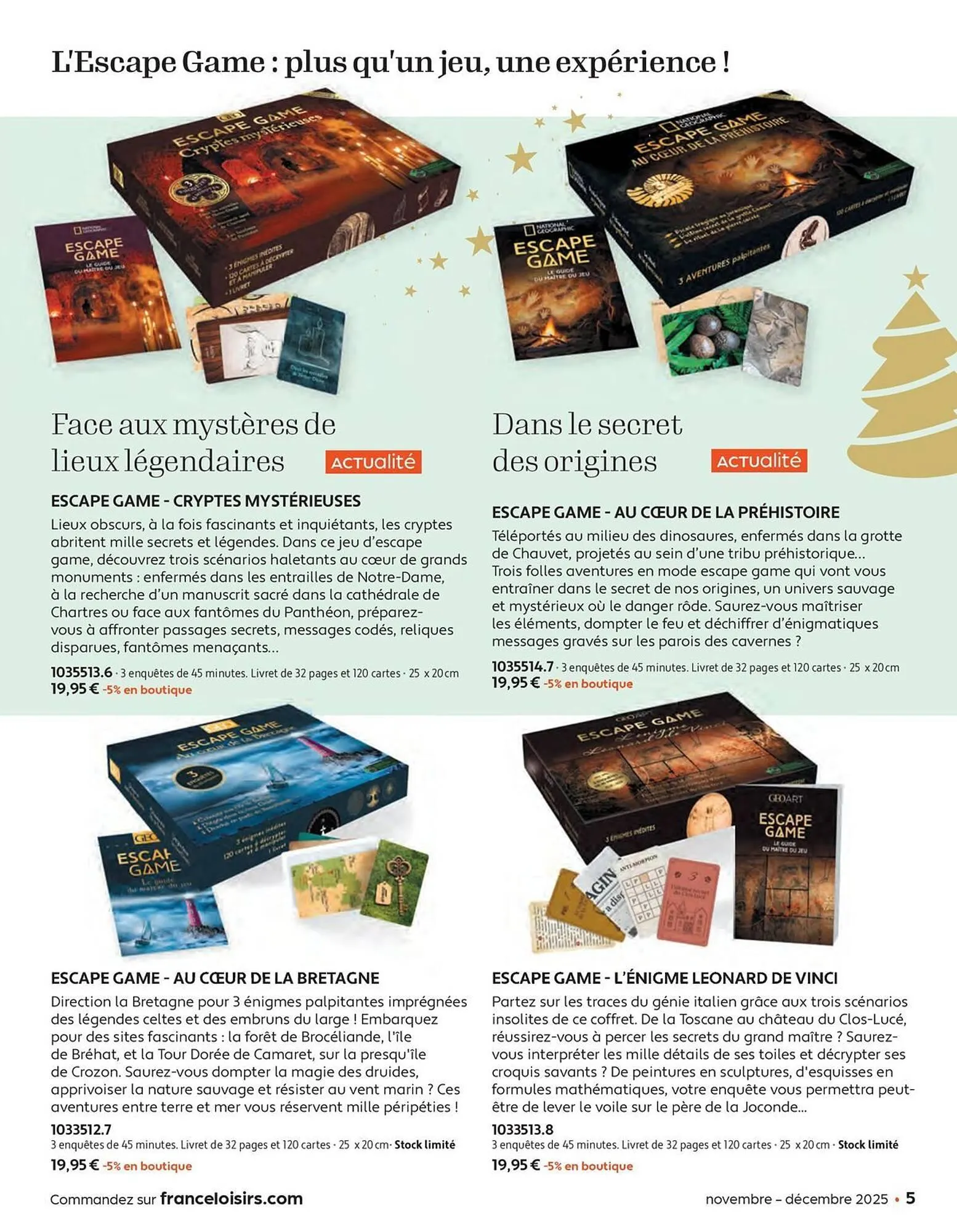 Catalogue France Loisirs du 3 novembre au 31 décembre 2025 - Catalogue page 5