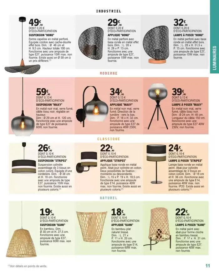 Guide Decoration Interieure du 2 mai au 31 décembre 2025 - Catalogue page 11