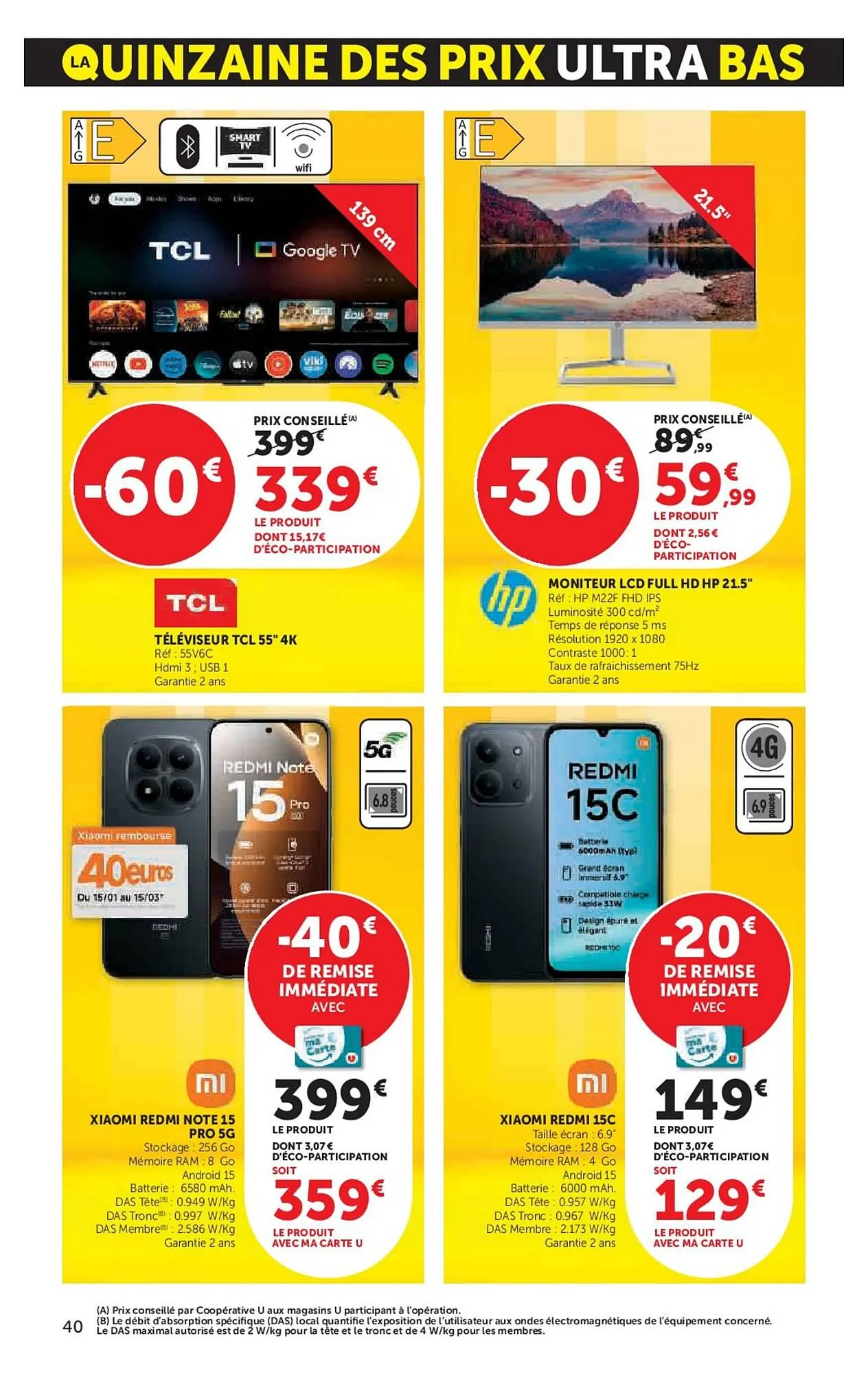 Catalogue Hyper U du 10 mars au 22 mars 2026 - Catalogue page 40