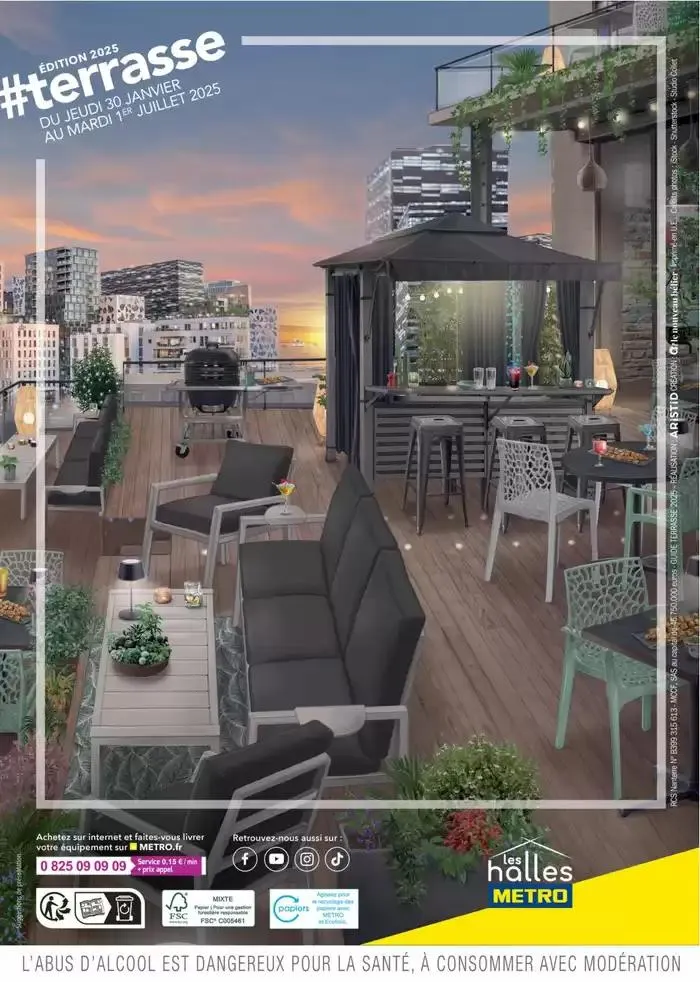 Metro #Terrasse édition 2025 du 30 janvier au 1 juillet 2025 - Catalogue page 48