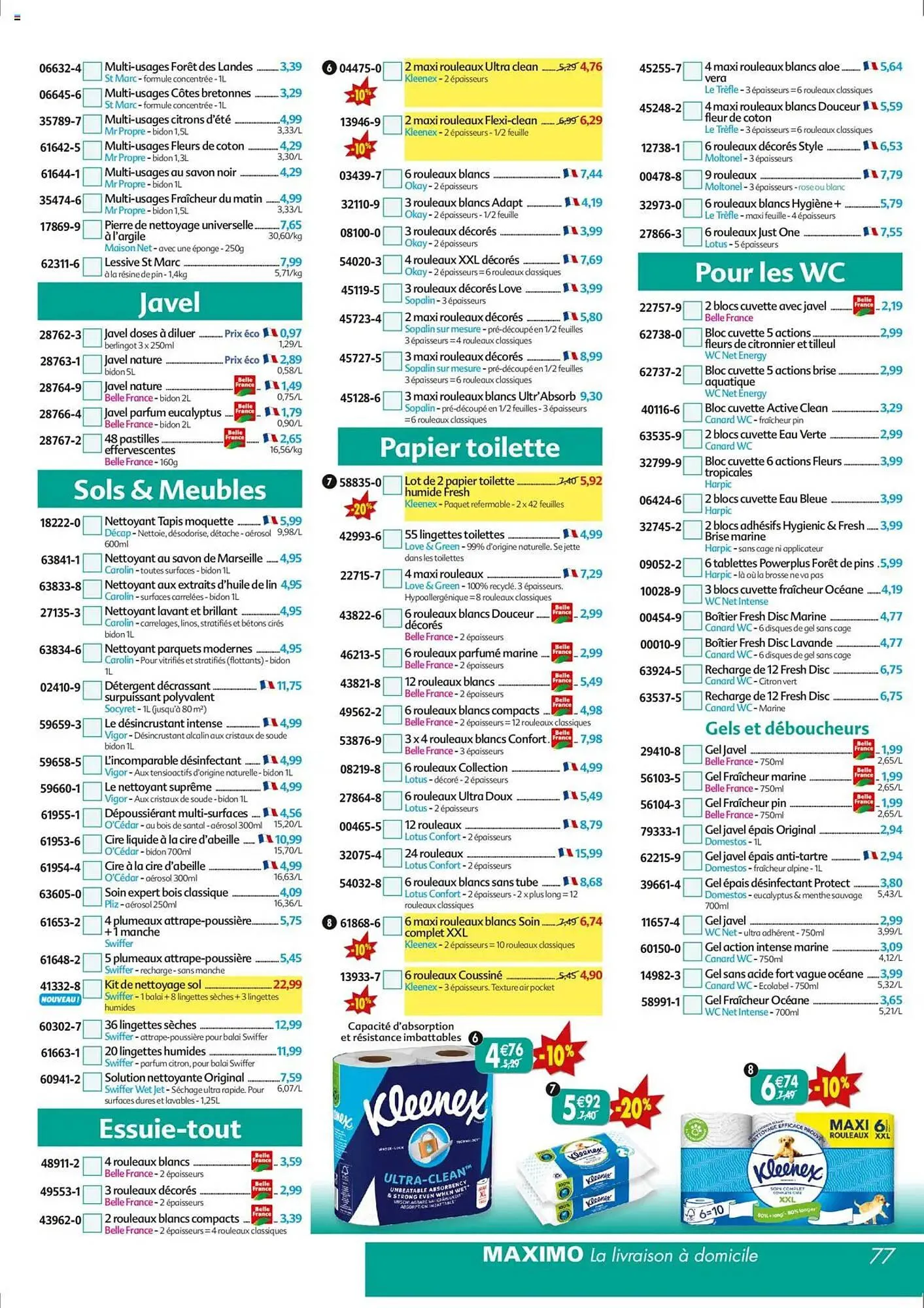 Catalogue Maximo du 7 juillet au 3 août 2025 - Catalogue page 77