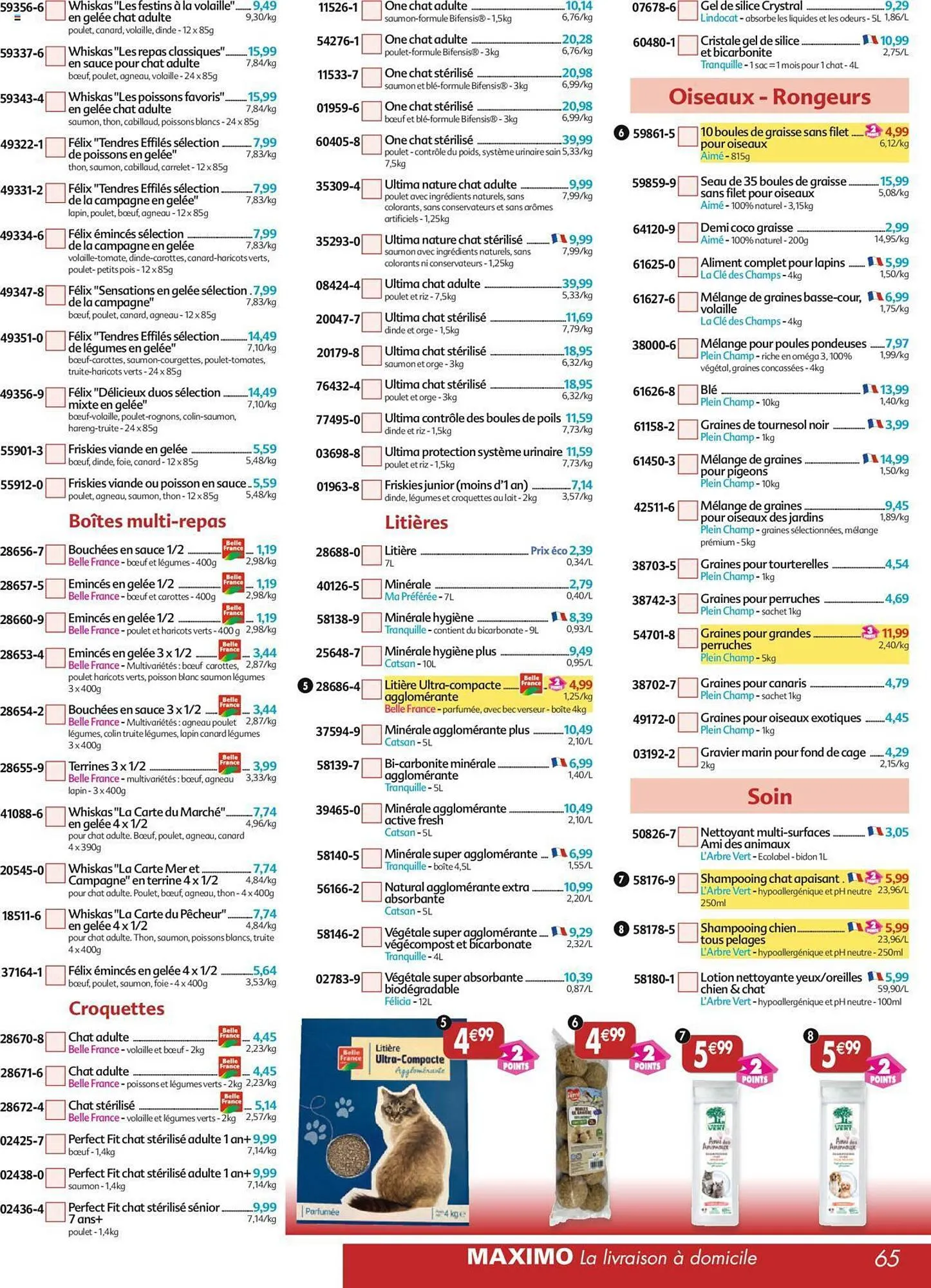 Catalogue Maximo du 19 janvier au 25 février 2024 - Catalogue page 65