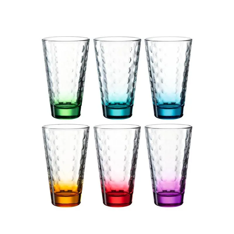Boîte de 6 verres haut Color Optic