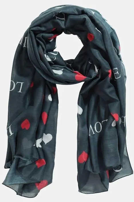Écharpe, coeurs et Love