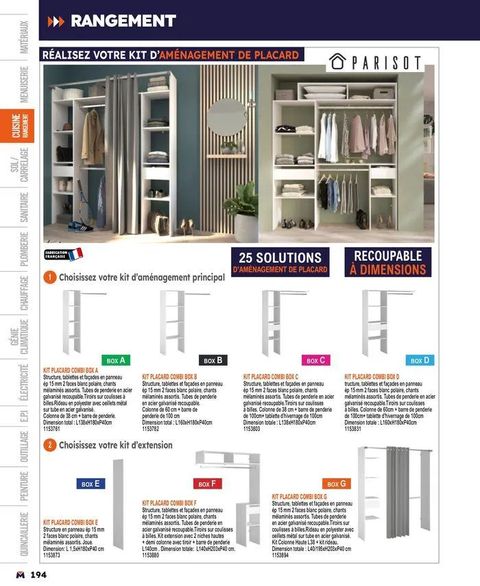 Guide produits 2024 du 15 mars au 31 décembre 2024 - Catalogue page 194