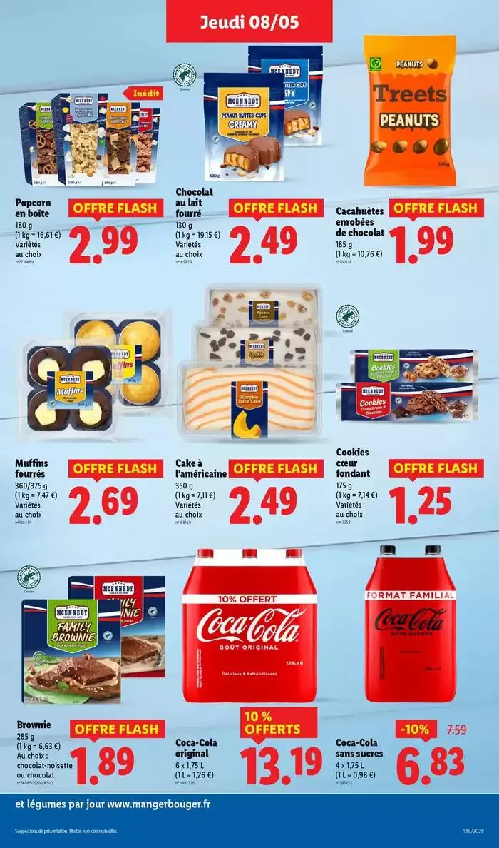 Profitez d'une baisse de prix dans les supermarchés Lidl sur vos produits du quotidien ! du 8 mai au 14 mai 2025 - Catalogue page 29