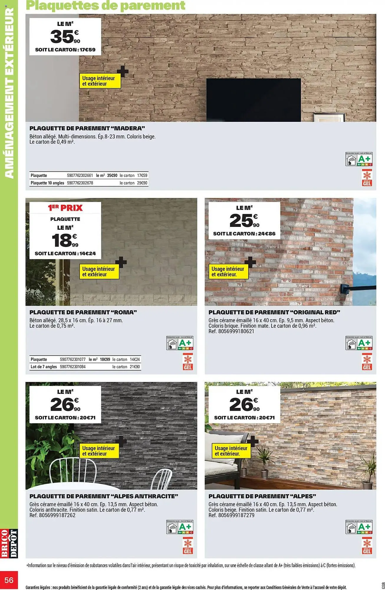 Catalogue Brico Dépôt du 25 mars au 12 juin 2026 - Catalogue page 56