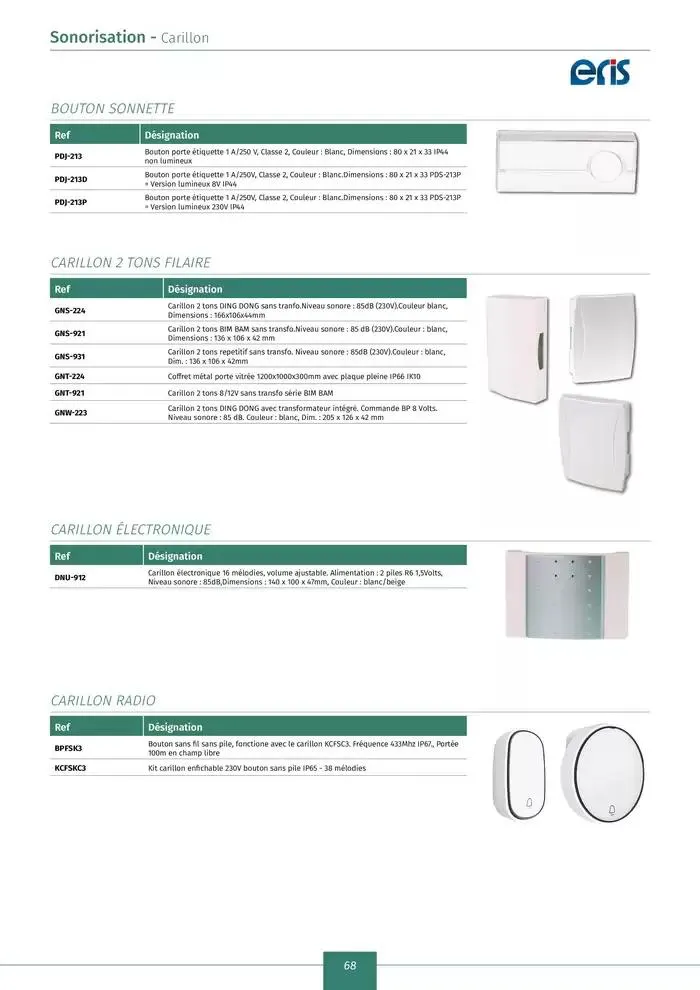 Catalogue Eris 2025 du 22 novembre au 31 décembre 2025 - Catalogue page 70
