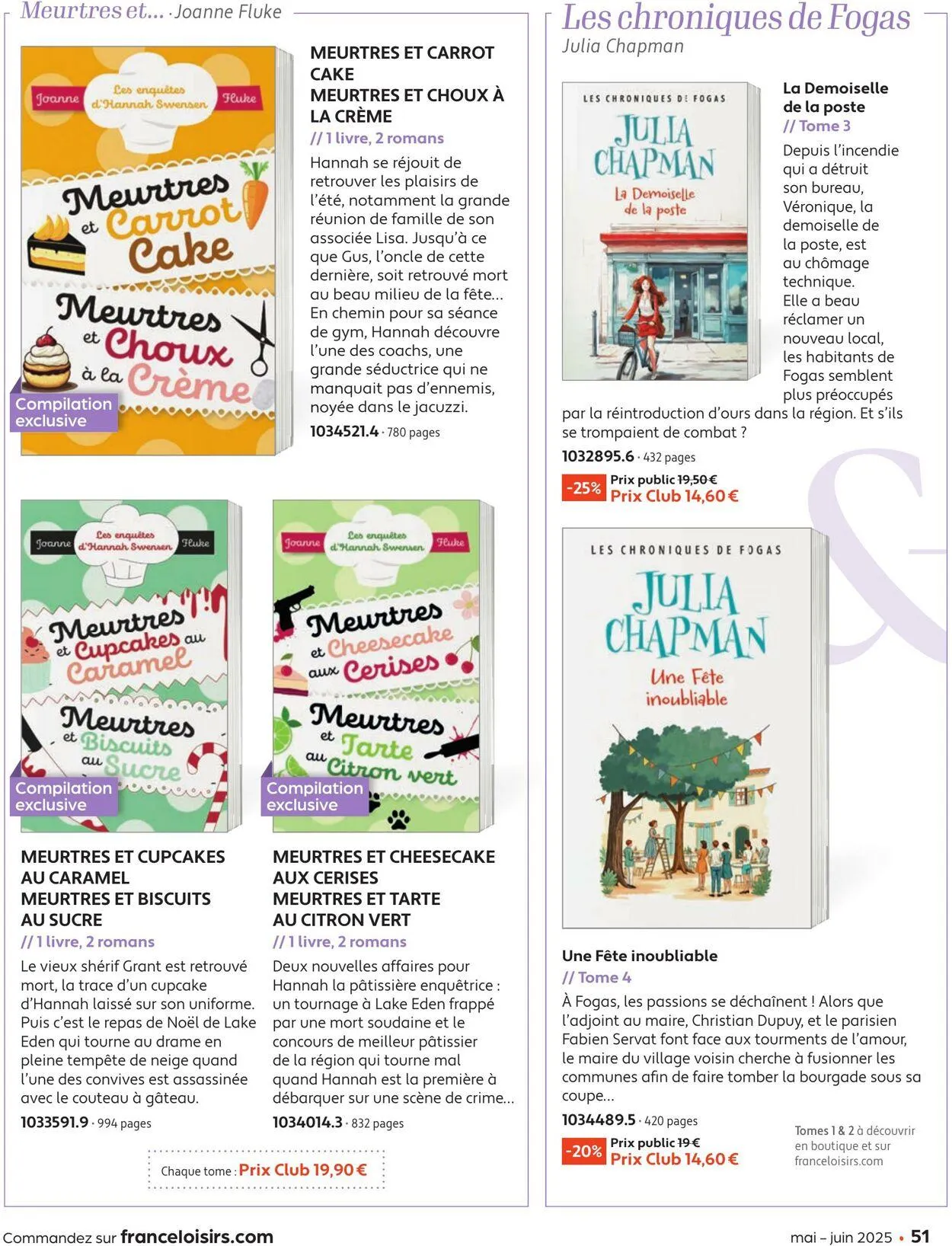 France Loisirs du 1 mai au 30 juin 2025 - Catalogue page 51