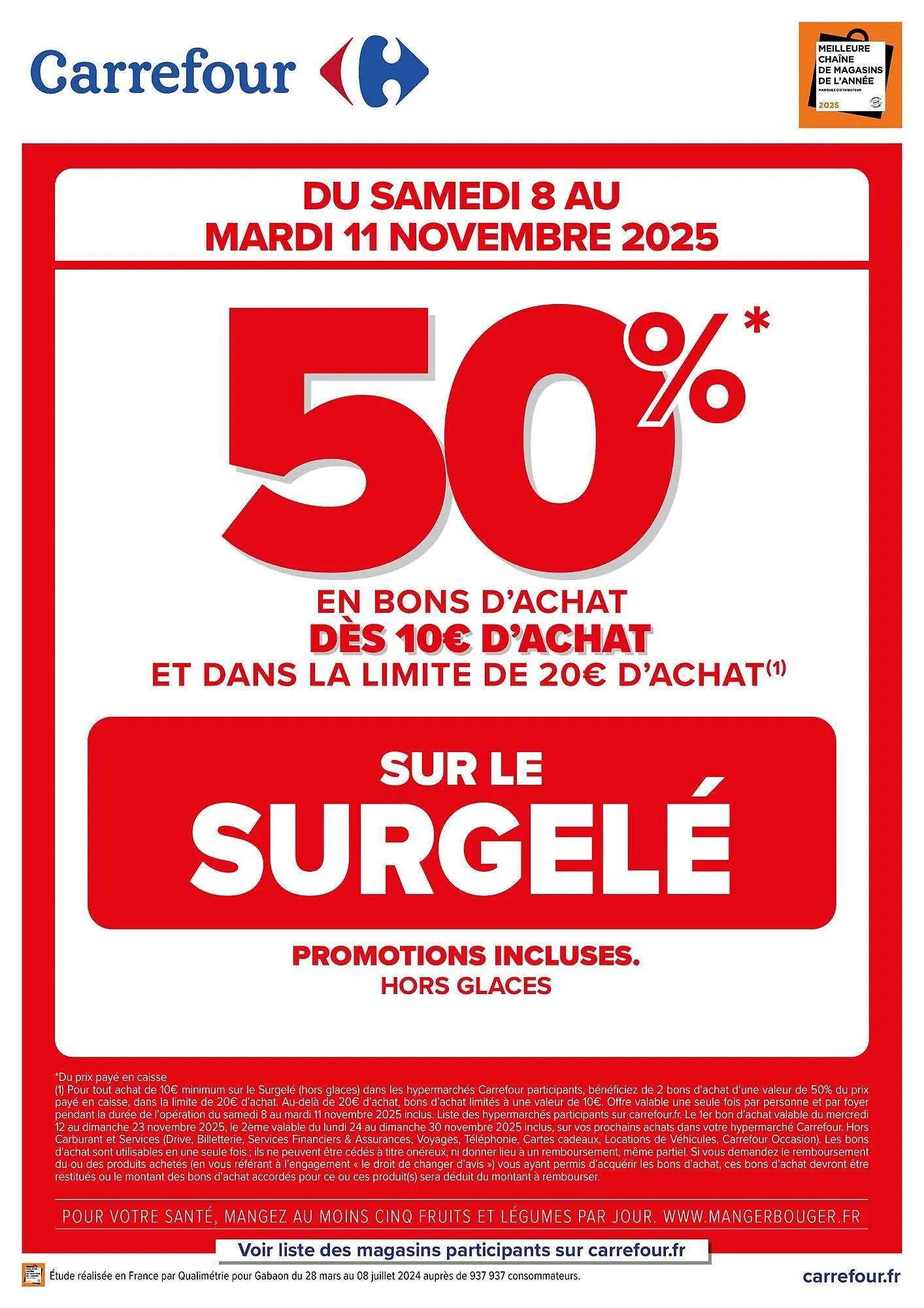 Catalogue Carrefour du 8 novembre au 11 novembre 2025 - Catalogue page 1