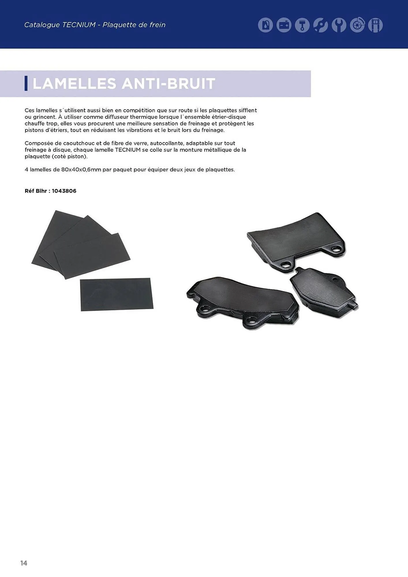 Catalogue Bihr du 23 mai au 31 décembre 2025 - Catalogue page 14