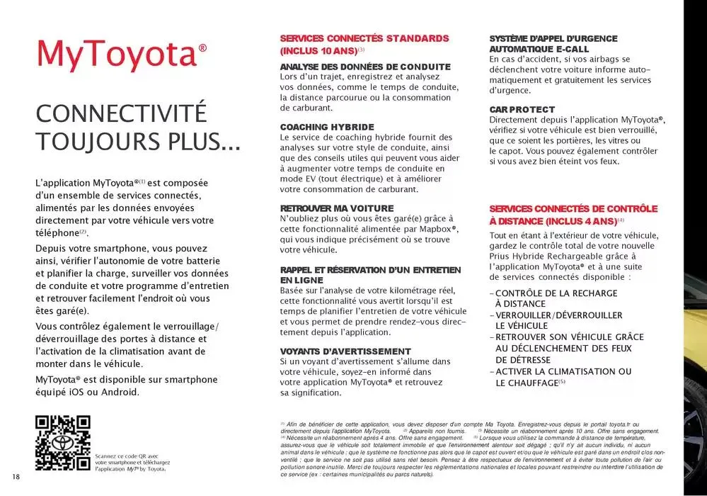 Toyota Prius Hybride Rechargeable du 16 décembre au 14 décembre 2025 - Catalogue page 18
