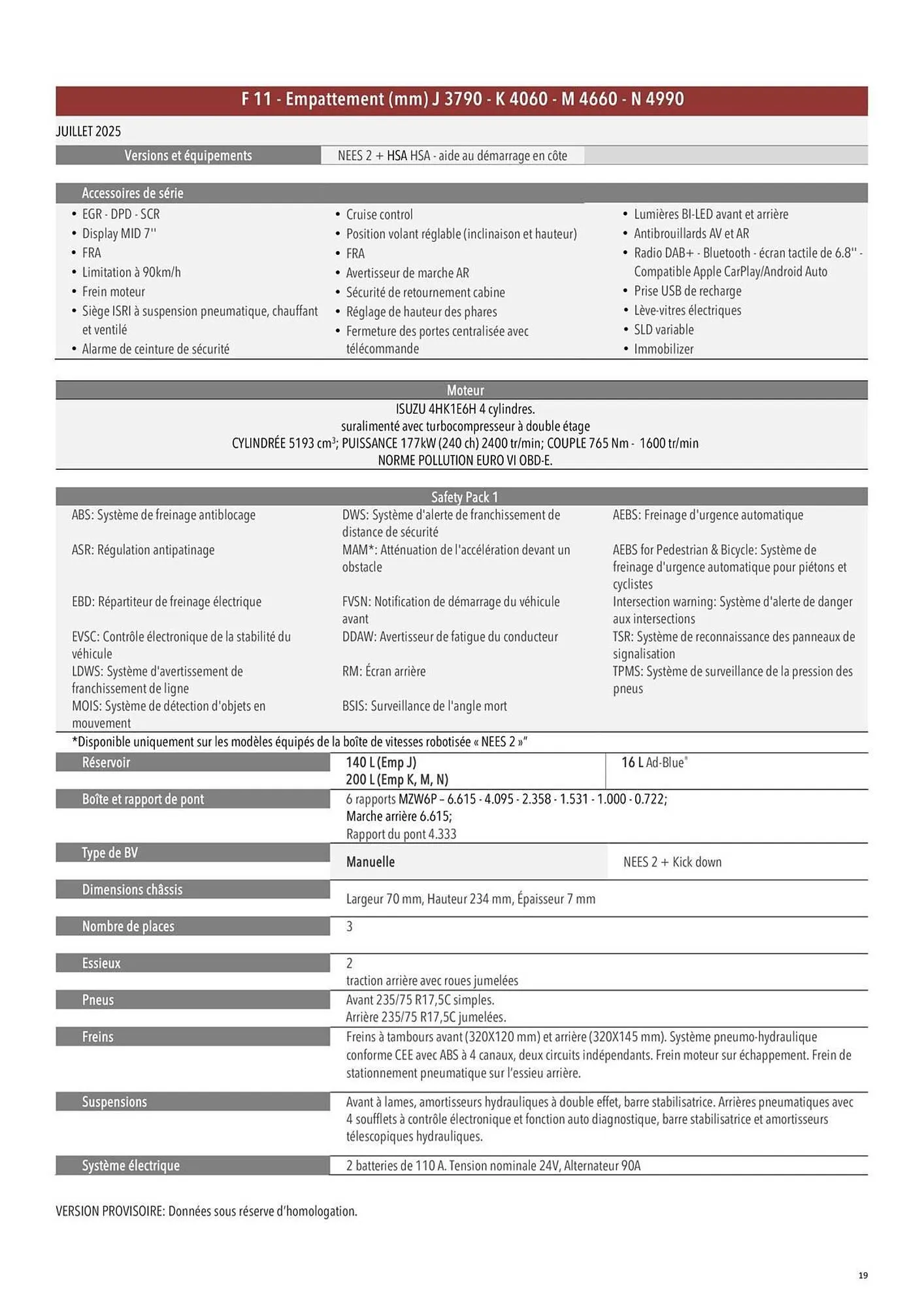 Catalogue Isuzu du 11 novembre au 31 mars 2026 - Catalogue page 19