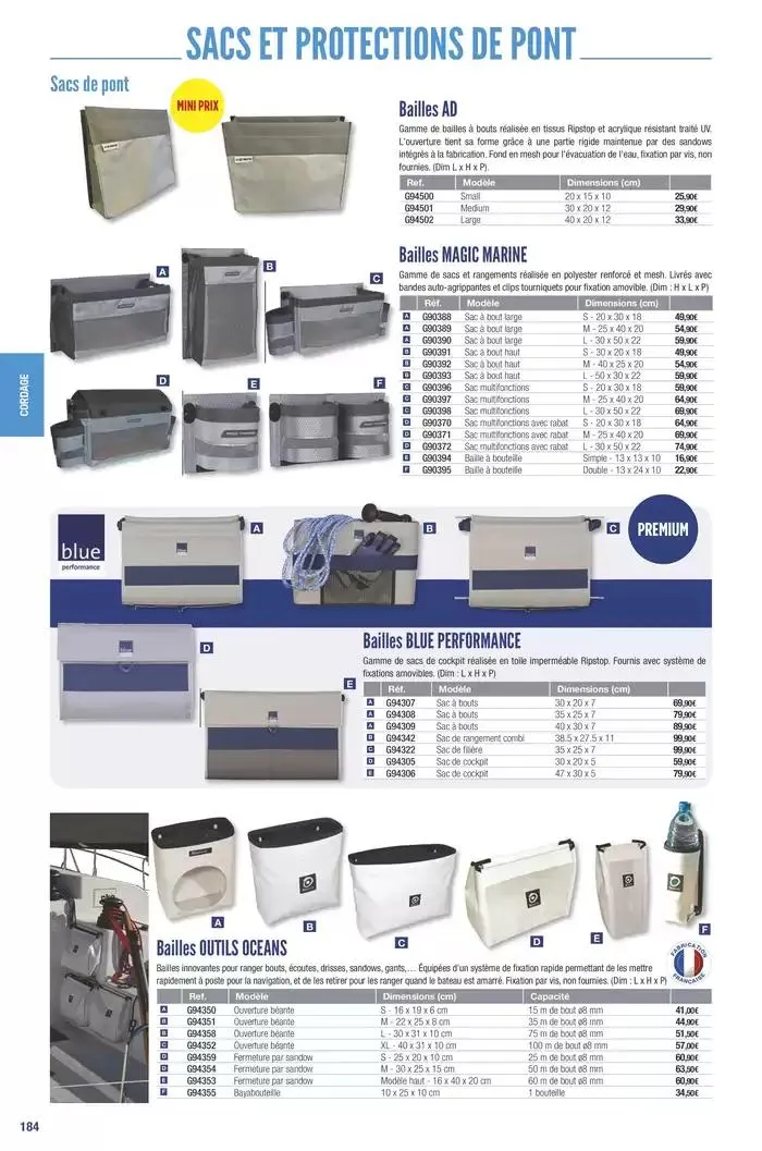 Catalogue Accastillage Diffusion 2025 du 1 janvier au 31 décembre 2025 - Catalogue page 186