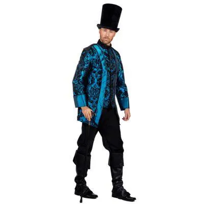 Veste de Noble Baroque - Bleu - Homme - Taille au choix