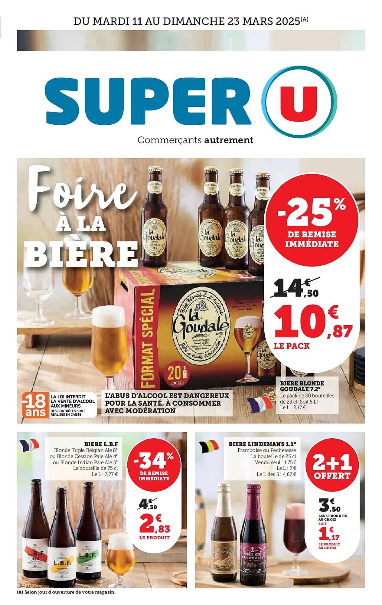 Catalogue Super U du 11 mars au 23 mars 2025 - Catalogue page 1